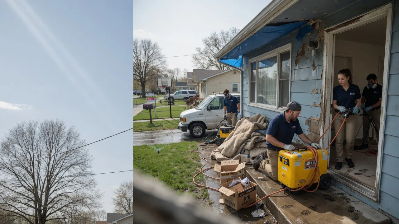 Basement Flood Cleanup in Hoxie, KS near me